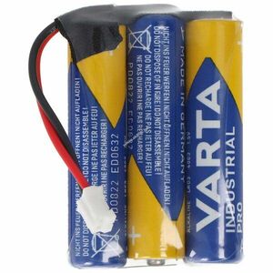 Elempakk memória elem 4, 5V F1x3 AAA (mikro) kábellel, PHR sorozatú csatlakozó Safe-O-Tronic 38400200 kép