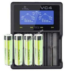Helyettesítő akku Panasonic 18650 3, 7V 3400mAh 4db/csomag LCD gyorstöltő Li-Ion kép