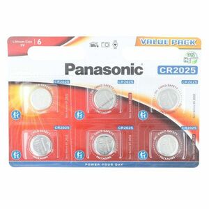 Panasonic CR2025 gombelem 3V 165mAh 6db/csomag Lithium kép