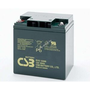 CSB CSB-EVX12300 12V 30Ah M5 belsőmenet 166x125x175mm AGM ólom-zselés kép