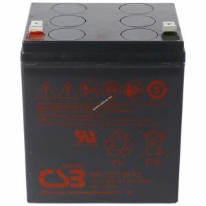 CSB CSB-HR1227WF2 12V 2, 25Ah 27Wh Faston 6, 3mm AGM ólom-zselés kép