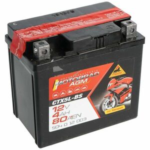 Panther CTX5L-BS 12V 4000mAh akku AGM ólom-zselés kép