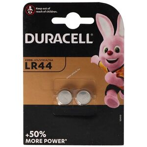 Duracell gombelem LR44, V13GA, GPA76, 82, LR1154, 357A 2db/csomag kép