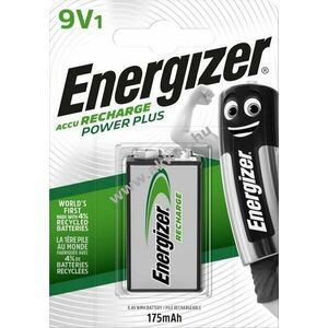 Energizer Power Plus E-Block HR22 9V 175mAh akku 1db/csomag NiMH kép