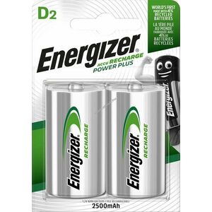 Energizer Power Plus D (góliát) akku 1.2V 2500mAh 2db/csomag NiMH kép