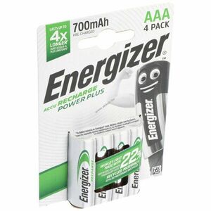 Energizer Power Plus AAA (mikro) akku 1.2V 700mAh 4db/csomag NiMH kép