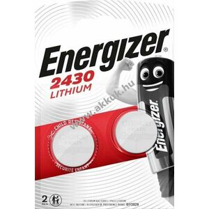 Energizer gombelem CR2430 3V 2db/csomag lítium kép