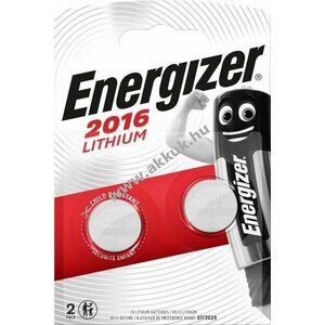 Energizer CR2016 3V gombelem 2db/csomag Lithium kép
