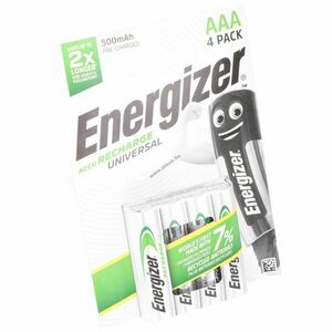 Energizer Universal AAA (mikro) akku 1.2V 500mAh 4db/csomag NiMH kép