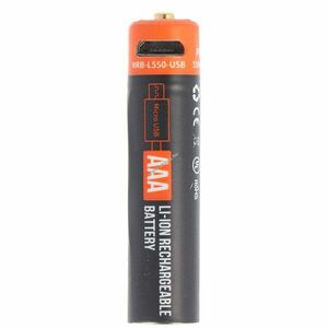 AAA (Micro) tölthető akku 1, 5V 550mAh USB Li-ion kép