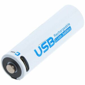 14500 AA Mignon ceruza akku 1, 5V 1700mAh USB-C töltőport Li-Ion kép