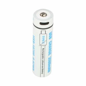 Helyettesítő akku 18650 3, 7V 2600mAh USB-C töltőcsatlakozó Li-Ion kép