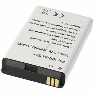 Helyettesítő akku távvezérlő 4G SYSTEMS XSBOX GO+ LB2600-01 3, 7V 3200mAh Li-Ion kép