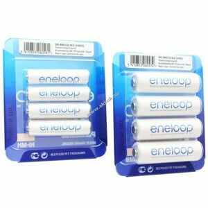 Panasonic eneloop Standard AA Mignon ceruza akku 1, 2V 2000mAh 4db/csomag + 4db AAA Micro NiMH kép