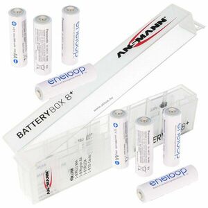 Panasonic eneloop AA Mignon ceruza akku 1.2V 2000mAh 8db/csomag NiMH kép