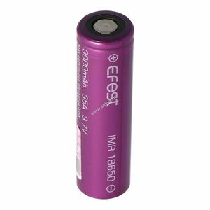 Efest Purple IMR 3, 6V-3, 7V 3000mAh akkudobozzal Li-Ion kép