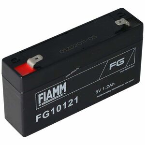 Fiamm FG10121 6, 0V 1200mAh Faston 4, 8mm akku AGM ólom-zselés kép