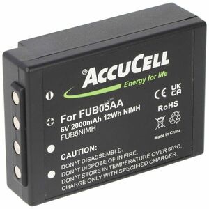 Helyettesítő akku FUB05AA BA205030 BA225030 6, 0V 2000mAh FuB 5AA távvezérlő daru vezérlő NiMH kép