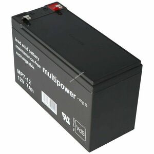 Multipower MP7-12 12V 7000mAh AGM ólom-zselés akku Pb kép