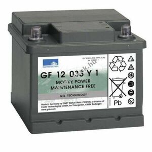 Exide Dryfit GF 12 033 Y 1 12V 32500mAh akku AGM ólom-zselés kép