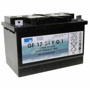 Exide Dryfit GF 12 051 Y G1 12V 51000mAh AGM ólom-zselés kép