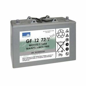 Exide Dryfit GF 120 72 Y 12V 80000mAh akku AGM ólom kép