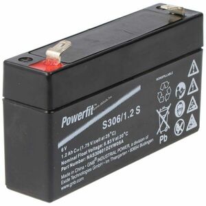 Exide Powerfit S306/1, 2 S 6V 1200mAh Faston 4, 8mm akku AGM ólom-zselés kép