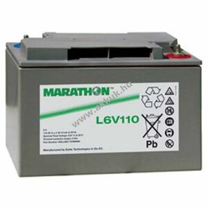 Exide Marathon L6V110 6V 112000mAh M8 csavarkapocs akku AGM/ólom-zselés kép