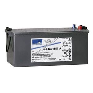 Exide Sonnenschein Dryfit A412/180 A akku 12V 180000mAh agm ólom kép