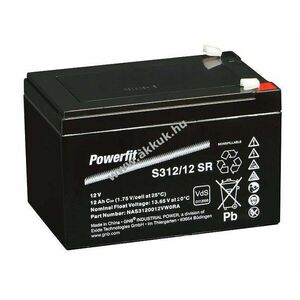 Exide Powerfit S312/12 SR akku 12V 12000mAh Faston6, 3mm AGM ólom-zselés kép