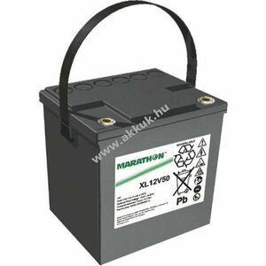 Exide Marathon XL12V50 12V 50400mAh AGM ólom-zselés kép