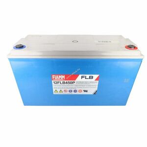Fiamm 12FLB450 P 12V 115000mAh 7171810630500211 M8 csavaros csatlakozás AGM és ólom-zselés kép