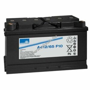 Exide Sonnenschein Dryfit A412/65 F10 12V 65000mAh M10 akku AGM ólom kép