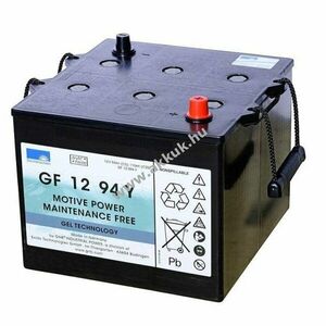 Exide Sonnenschein Dryfit GF 12 094 Y akku 12V 93, 5Ah A-Pol AGM ólom-zselés kép