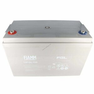 Fiamm 12FGL100 12V 100000mAh M6 csavaros csatlakozás AGM ólom-zselés kép