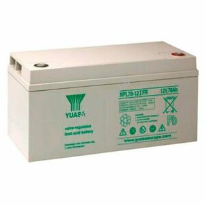 Yuasa NPL78-12iFR 12V 78000mAh akku AGM ólom-zselés kép