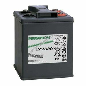 Exide Marathon L2V320 akku 2V 320Ah AGM ólom-zselés kép