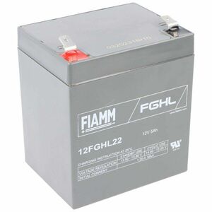Fiamm 12FGHL22 12V 5000mAh Faston 6, 3mm AGM ólom-zselés kép