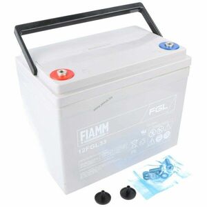 Fiamm 12FGL33 12V 33000mAh M6 csavarmenetes csatlakozó akku ólom-zselés AGM kép