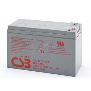 CSB GPL1272 GPL1272F2 12V 7200mAh 150, 9x64, 8x98, 6mm F2 AGM ólom-zselés VRLA kép