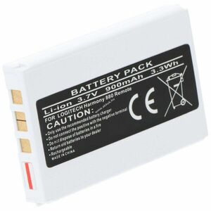 Helyettesítő akku Logitech Harmony 900/880/885/890/720 3, 7V 900mAh Li-Ion kép