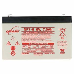 Hawker Enersys Genesis NP7-6 6V 7000mAh akku AGM ólom-zselés kép