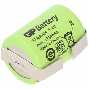 KAN 1/3AAA (Micro) akku 1, 2V 150mAh ipari 15, 00x10, 00mm forrfül U-alakú NiMH kép