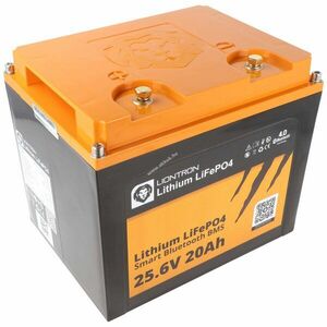 Liontron LiFePO4 Smart BMS 25, 6V 20Ah akku AGM és ólom-zselés kompatibilis LiFePO4 kép