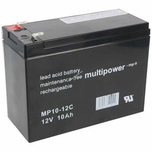Multipower MP10-12C akku 12V 10Ah AGM ólom-zselés kép