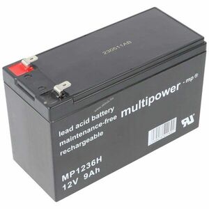Eredeti Multipower MP1236H 12V 9000mAh AGM ólom-zselés akku kép