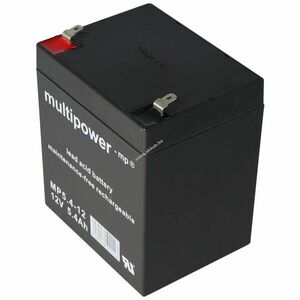 Multipower MP5.4-12 12V 5400mAh 6-DMZ-5 akku AGM ólom-zselés kép