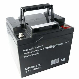 Multipower MP50-12C 12V 50000mAh AGM ólom-zselés kép