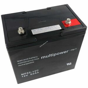 Multipower MP62-12C akku 12V 62000mAh M8 csavaros saru AGM és ólom-zselés kép