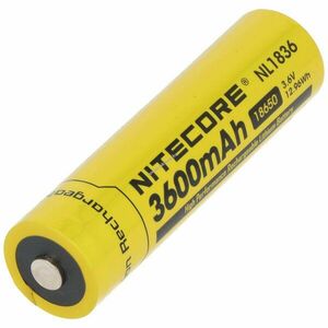 Nitecore NL1836 18650 3, 6V 3600mAh akku Li-Ion kép